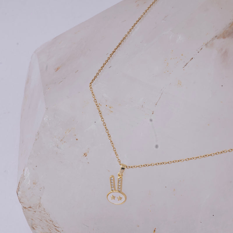 Starry Bunny Necklace