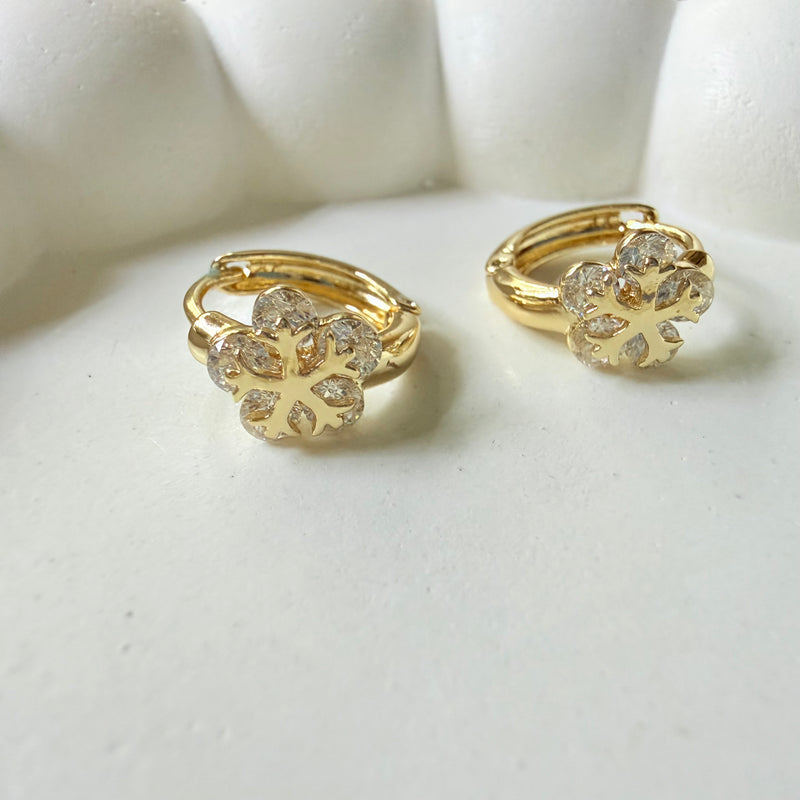 Blossom Mini Huggie Hoops