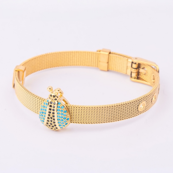 Blue Bug Strap Bracelet
