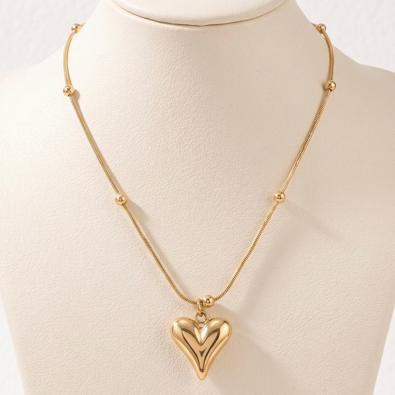 Beaded Heart Necklace