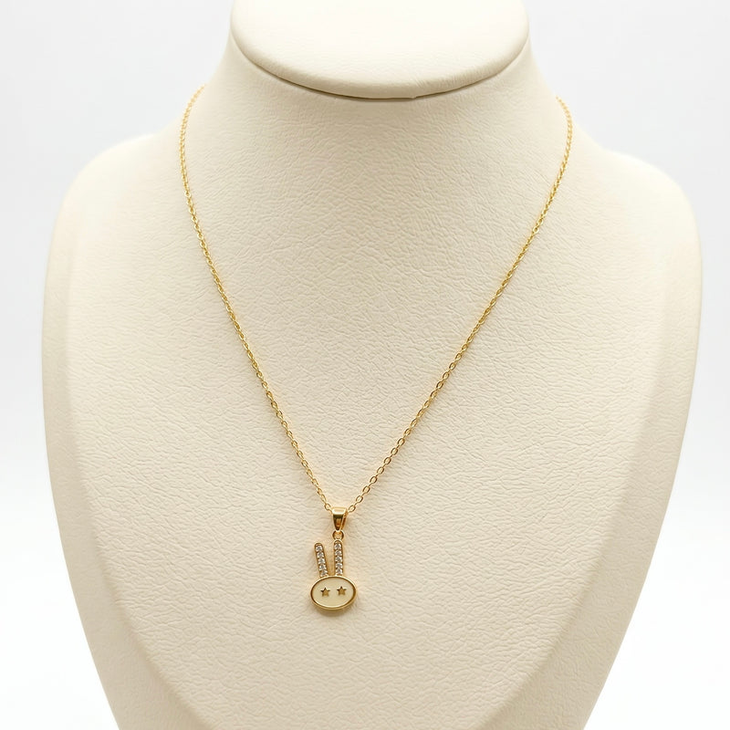 Starry Bunny Necklace