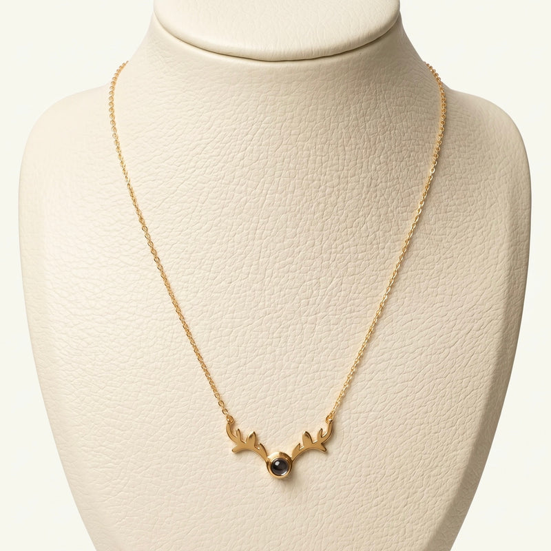 Violet Antler Necklace