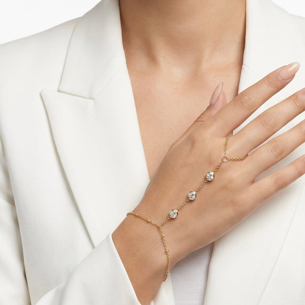 Celeste Trio Hand Chain