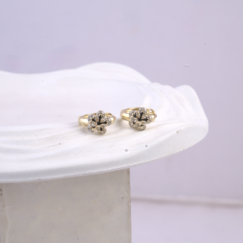 Blossom Mini Huggie Hoops