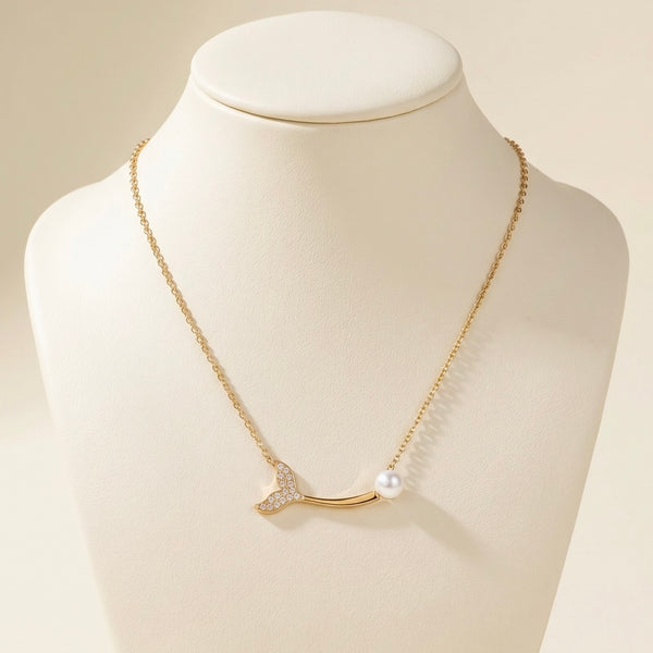 Pearl Fin Necklace