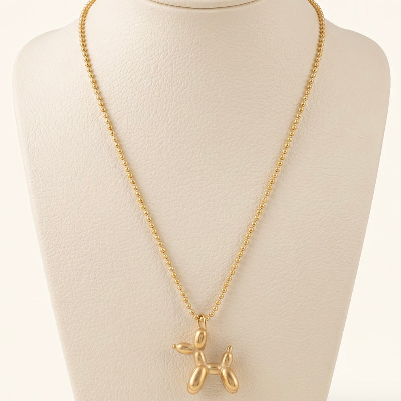 Gold Pup Necklace