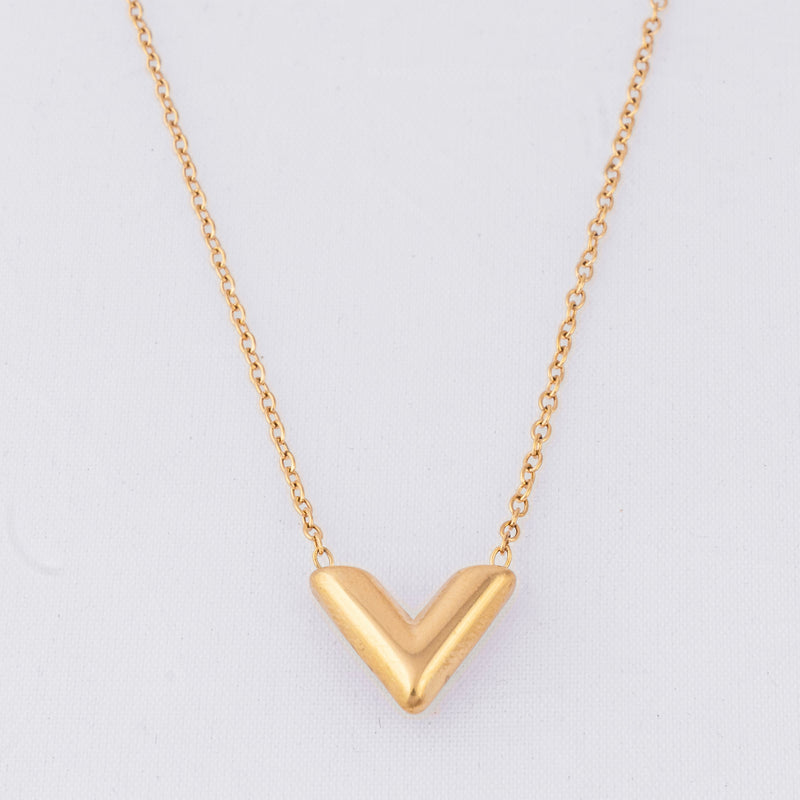 Golden V Necklace