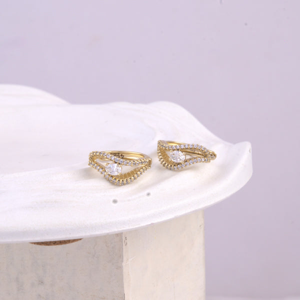 Marquise Glow Hoops
