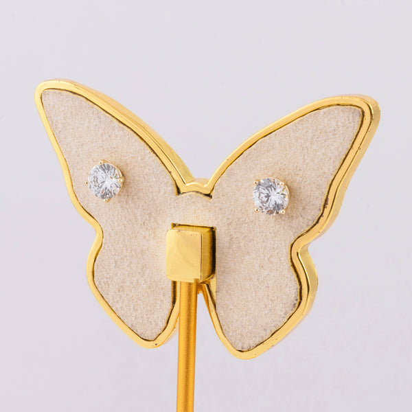 Crystal Dot Studs